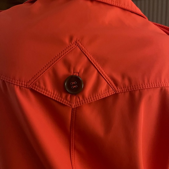 Weatherproof Women's Vibrant Red Hooded Trench Coat - Picture 4 of 4